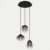 EGLO Aguilares Hanglamp – E27 – Ø 43 cm – Glas – Zwart