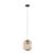 EGLO Bordesley Hanglamp – 1 lichts – Ø21cm. – E27 – bamboe, rotan – Zwart, bruin