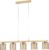 EGLO Castralvo Hanglamp – 5 lichts – E27 – glas – Bruin, grijs