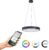 EGLO connect.z Marghera-Z Smart Hanglamp – Ø 60 cm – Zwart/Wit – Instelbaar RGB & wit licht – Dimbaar – Zigbee