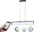 EGLO connect.z Valdelagrano-Z Smart Hanglamp – 100 cm – Zwart/Wit – Instelbaar RGB & wit licht – Dimbaar – Zigbee