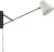 EGLO Forcadet Wandlamp – E27 – 40,5 cm – Zwart/Grijs – Staal