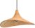 EGLO Haxey Hanglamp – E27 – Ø 50 cm – Zwart/Hout