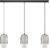 EGLO Muleges Hanglamp – E27 – 96 cm – Zwart/Wit