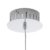 EGLO Pancento – Hanglamp – 1 Lichts – LED – Ø130mm. – Chroom – Helder, Gesatineerd