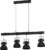 EGLO Shirebrook Hanglamp – E27 – 100 cm – Zwart