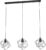 EGLO Straiton – Hanglamp – E27 – 90,5 cm – Zwart