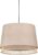 EGLO Tabley Hanglamp – E27 – Ø 38 cm – Natuur/Bruin/Zwart – Textiel