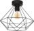 EGLO Tarbes Plafondlamp – E27 – Ø 32,5 cm – Zwart