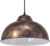 EGLO Vintage Truro 2 – Hanglamp – 1 Lichts – Ø370mm. – Koperkleurig