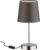 Eleganto LED Tafellamp met voetschakelaar – E14 fitting – Grijs – 32 cm