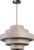 ETH Jones hanglamp 5 x stof ring kleur creme/zand excl. 1x E27