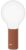 Fermob Aplô outdoor lamp – Ø11.5×24.5 cm – Ocre rouge – Mobiele lamp