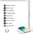 Fuegobird EK009 LED Bureaulamp – Bedrade – Qi Draadloos Opladen Voor Telefoon – Dimbaar – Timer – Opvouwbaar – Smart Touch – Wit