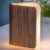 Gingko Mini Booklight Walnoot Hout