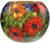 Goebel – Louis Comfort Tiffany | Tafellamp Oosterse papaver | Glas – 35cm