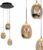 Golden Egg Hanglamp 3 lichts rond LED 2700K dimbaar – Modern – Highlight – 2 jaar garantie