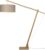 GOOD&MOJO Vloerlamp Montblanc – Bamboe/Taupe – 175x60x207cm – Scandinavisch,Bohemian – Staande lamp voor Woonkamer – Slaapkamer