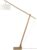 GOOD&MOJO Vloerlamp Montblanc – Bamboe/Wit – 175x47x207cm – Scandinavisch,Bohemian – Staande lamp voor Woonkamer – Slaapkamer