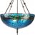 HAES DECO – Tiffany Hanglamp Ø 61×190 cm Blauw Groen Metaal Glas Libelle Hanglamp Eettafel Hanglampen Eetkamer Glas in Lood