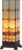 HAES DECO – Tiffany Tafellamp 12x12x35 cm Geel Glas Rechthoek Tiffany Bureaulamp Tiffany Lampen Glas in Lood