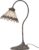 HAES DECO – Tiffany Tafellamp Ø 20×51 cm Bruin Beige Metaal Glas Tiffany Bureaulamp Tiffany Lampen