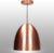 Hanglamp 132 cm in metaal E27 1 vlam