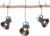 Hanglamp – 3-spot – boomstam – eettafellamp – industrieel – H87cm