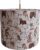 Hanglamp Bosdieren aquarel met takjes – lampen – 30x30x24 cm – kinder & babykamer – kunststof – wit – excl. lichtbron