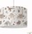 Hanglamp dinosaurussen – lampen – 30x30x24 cm – kinder & babykamer – kunststof – wit – excl. lichtbron