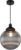 Hanglamp -E27 Fitting – Titanium Glas – Diameter 250mm – max.60w