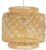 Hanglamp Gevlochten Bamboe – Handgeweven – Verlichting – Rotan – Bohemian style – Voor woonkamer, eetkamer & slaapkamer – Ø40 cm