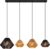 Hanglamp Globo Houdini – 4lichts – natuurlijk materiaal touw – 96cm