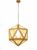 Hanglamp Hout Diamant Houtkleur 50 cm – Madera Negundo