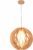 Hanglamp Hout Rond Houtkleur 40 cm – Madera Alcornoque