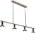 Hanglamp LED Parrot 4Xpar30 Chroom+Dim