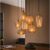 Hanglamp Mumbai Mix 7 lampen Glas – Amberkleurig