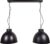 Hanglamp Rocky Ø40cm Double Mat Black