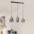 Hanglamp smoke glas met bolling detail – Vanessa