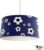 Hanglamp voetbal – kinder & babykamer – lampen – blauw – kunststof – 30x25cm – excl. lichtbron