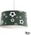 Hanglamp voetbal – kinder & babykamer – lampen – Groen – Olijfgroen – kunststof – 30x25cm – excl. lichtbron