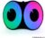 HappyFunToys – Light Up Eyes met kleur veranderende LED – lampje kinderkamer – nachtlampje – multicolor LED