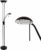 HighLight vloerlamp leeslamp Luna – met leesarm – zwart – dubbele dimmer – 4 jaar garantie op LED