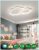 HomeBerg – Moderne LED Wolken Plafondlamp – Groot – Afstandsbediening – Dimbaar – Glans – Maanlamp – Sterlamp – Wolk lamp – Woonkamer – Slaapkamer – Plafond licht – 65CM