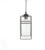 Housevitamin Hanglamp Metaal/Glas – Zwart – 12x12x25cm