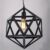 Industrieel Polyhedron – Hanglamp – Metaal – Ø 40 cm – Zwart