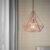 INSPIRE – metalen hanglamp BYRON Ø 37 cm – 1 lamp E27 60 W – koperkleur