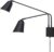 it’s about RoMi Wandlamp Bremen – Zwart – 130x60x49cm – 2L – Binnen Modern