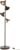 J-Line 4 Lampen staande lamp – metaal – donkerbruin – woonaccessoires