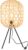 J-Line Tripod Rond tafellamp – bamboe – naturel/zwart – woonaccessoires